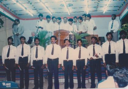 Students and staff in the early years of the college (8)