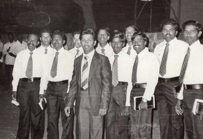 Students and staff in the early years of the college (9)